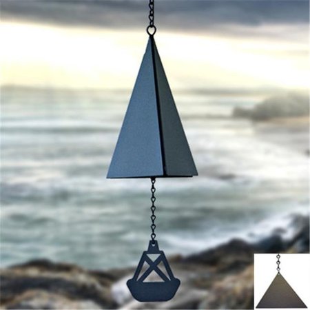 NORTH COUNTRY WIND BELLS INC North Country Wind Bells  Inc. 106.5040 Portland Head Bell with black triangle wind catcher 106.504